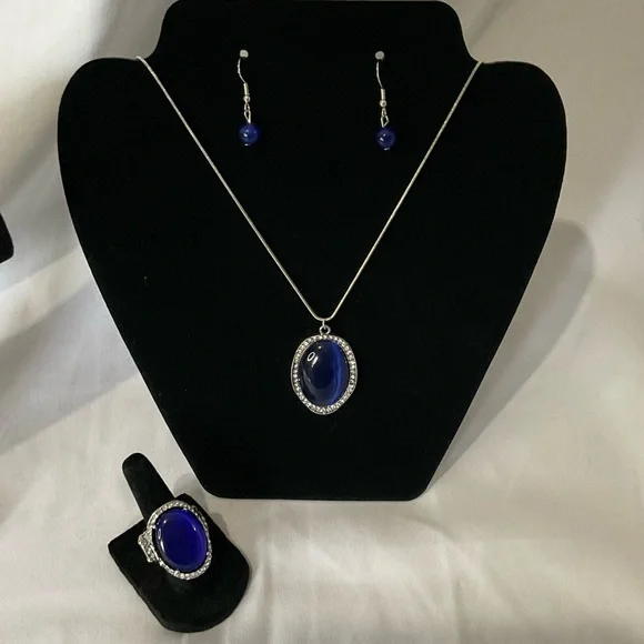 paparazzi Jewelry Paparazzi Womens Blue Moonstone Necklace